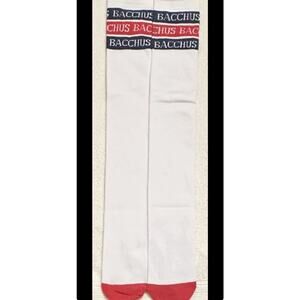 Bacchus 2026 Tall Socks New Orleans Mardi Gras Krewe Favor Throw BR2340